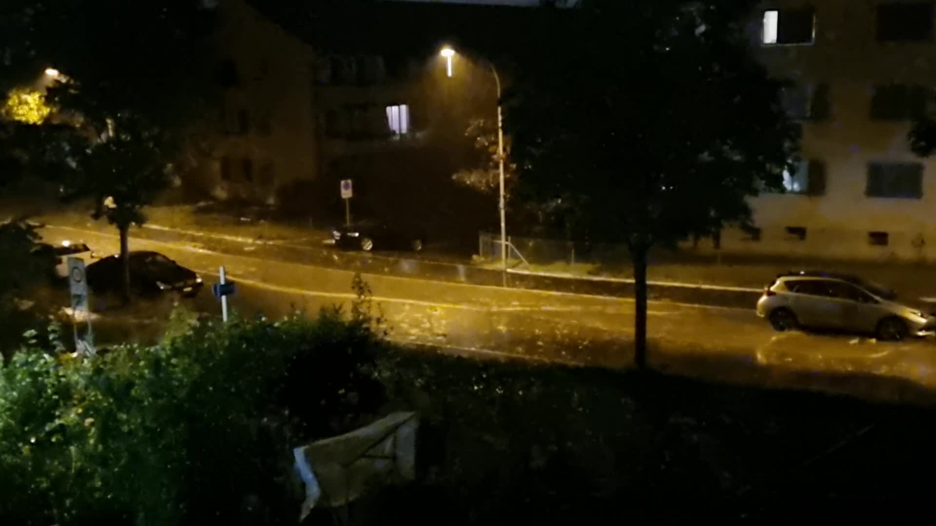 Massive Regenfälle in Zürich 2021-07-13